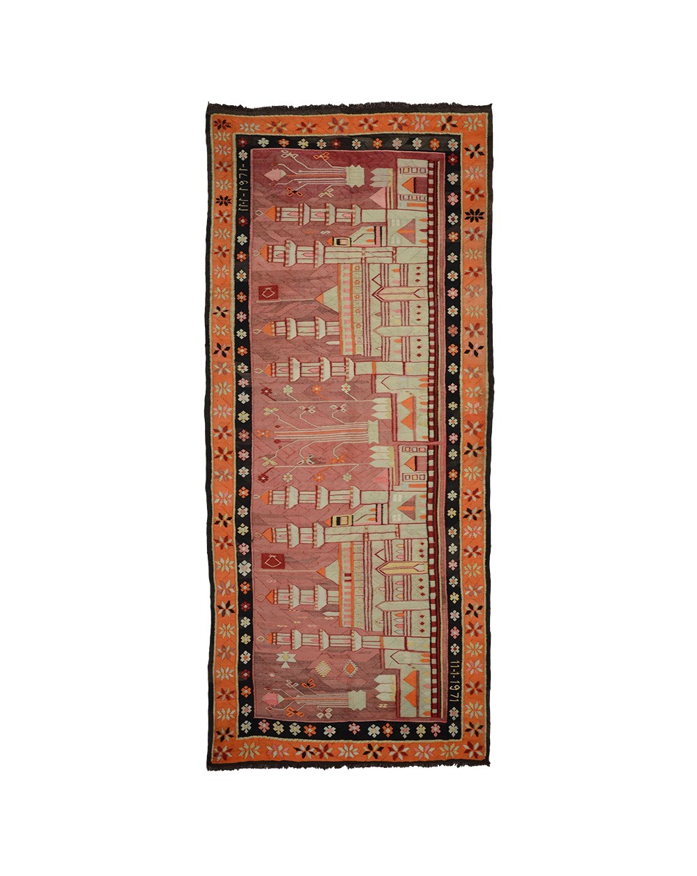 Tapis mosqué -Kilim figuratif