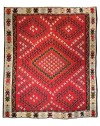 Kilim Şarköy traditionnel  rouge 