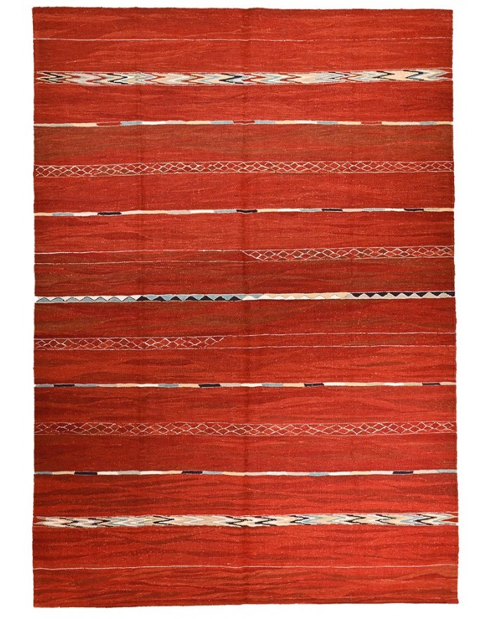 Kilim navarro patterns red