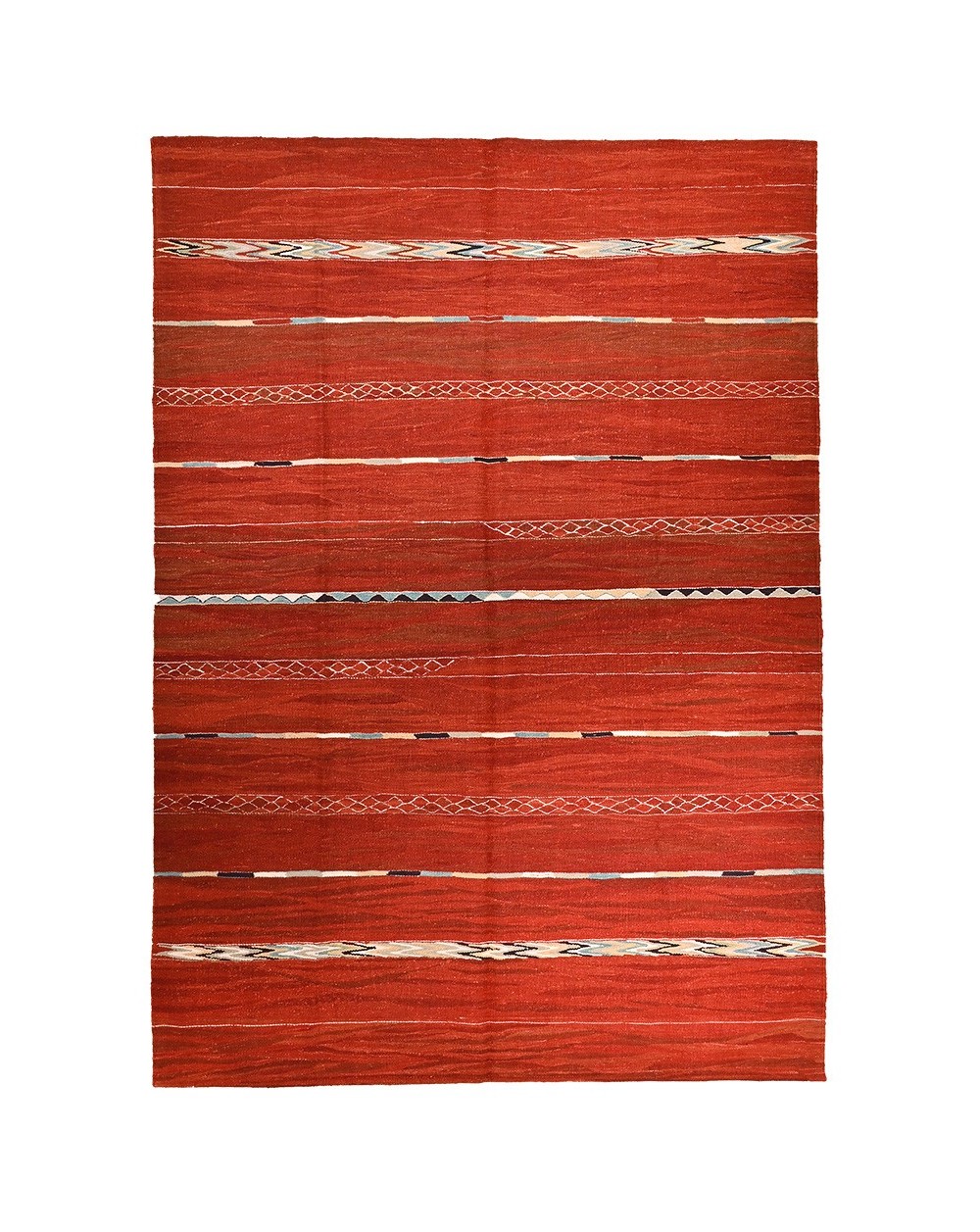 Kilim navarro patterns red