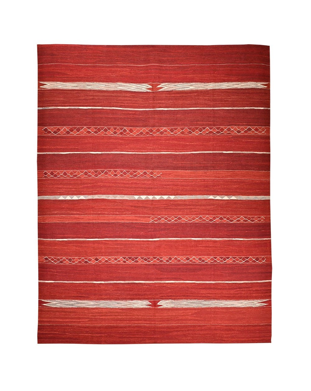 flatweave red paris