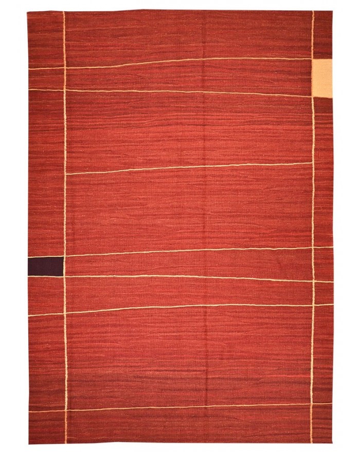 grand tapis rouge contemporain