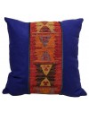 Coussin en laine et kilim