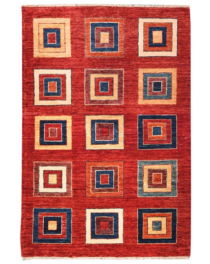 Hand-knotted rug - Contemporary pattern