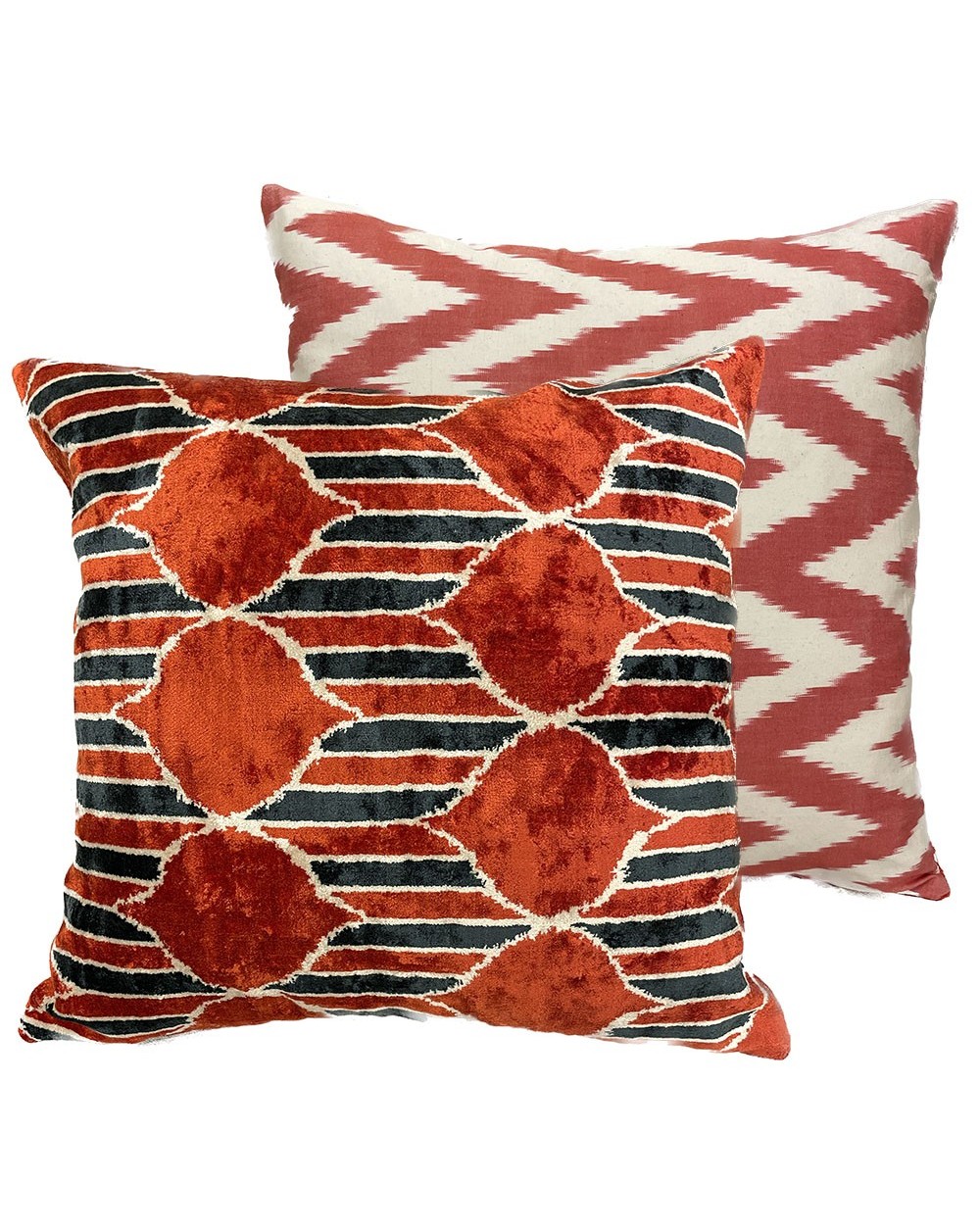 Coussin en ikat