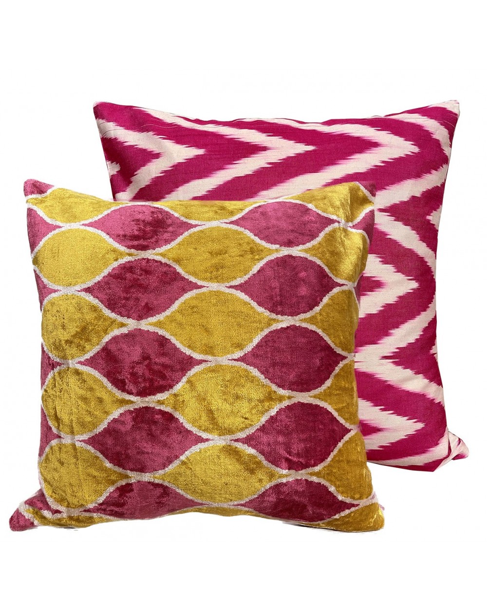 Coussin en ikat