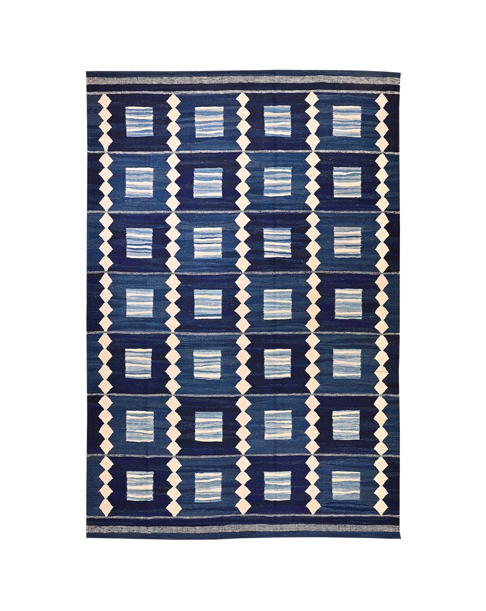 tapis bleu