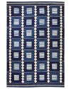 tapis bleu