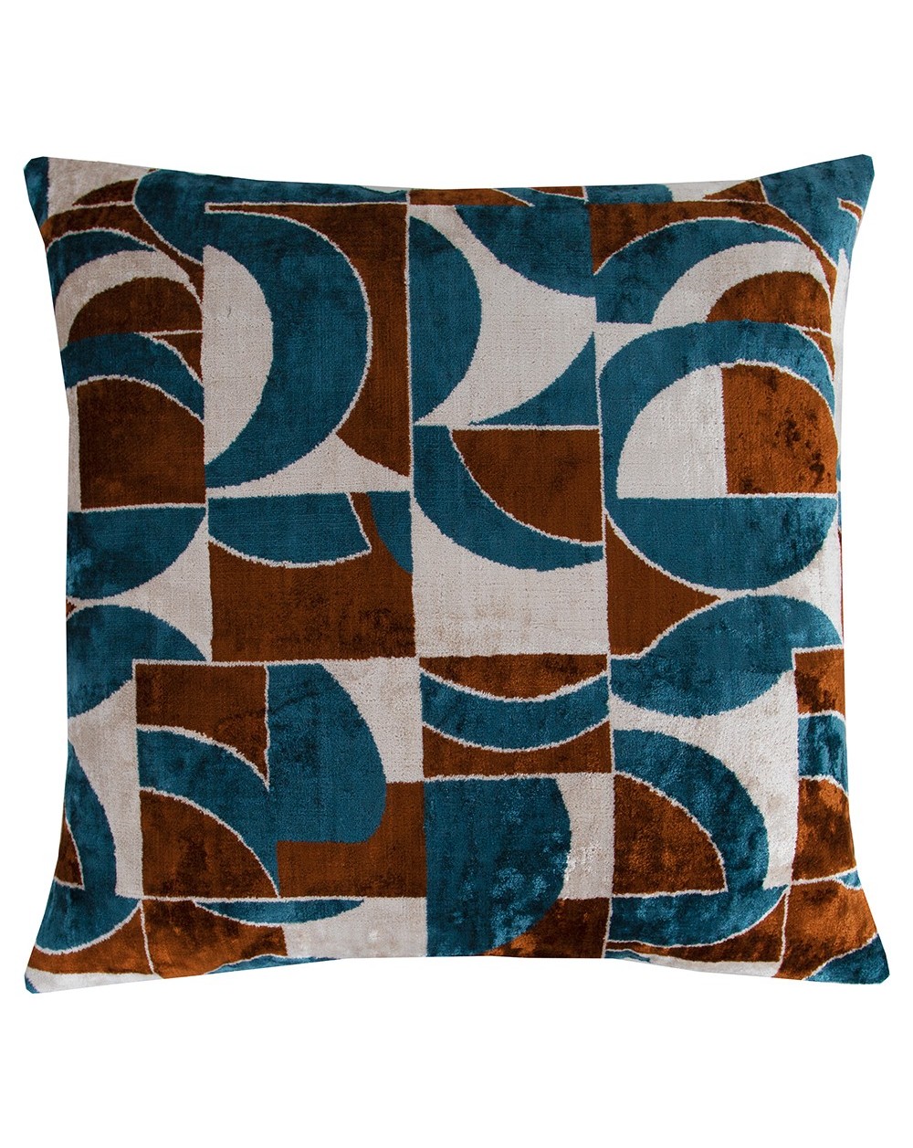 Ikat Velvet Cushion