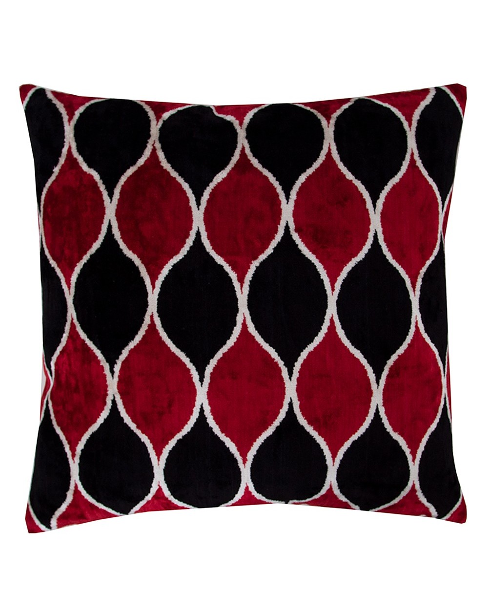 Ikat Velvet Cushion