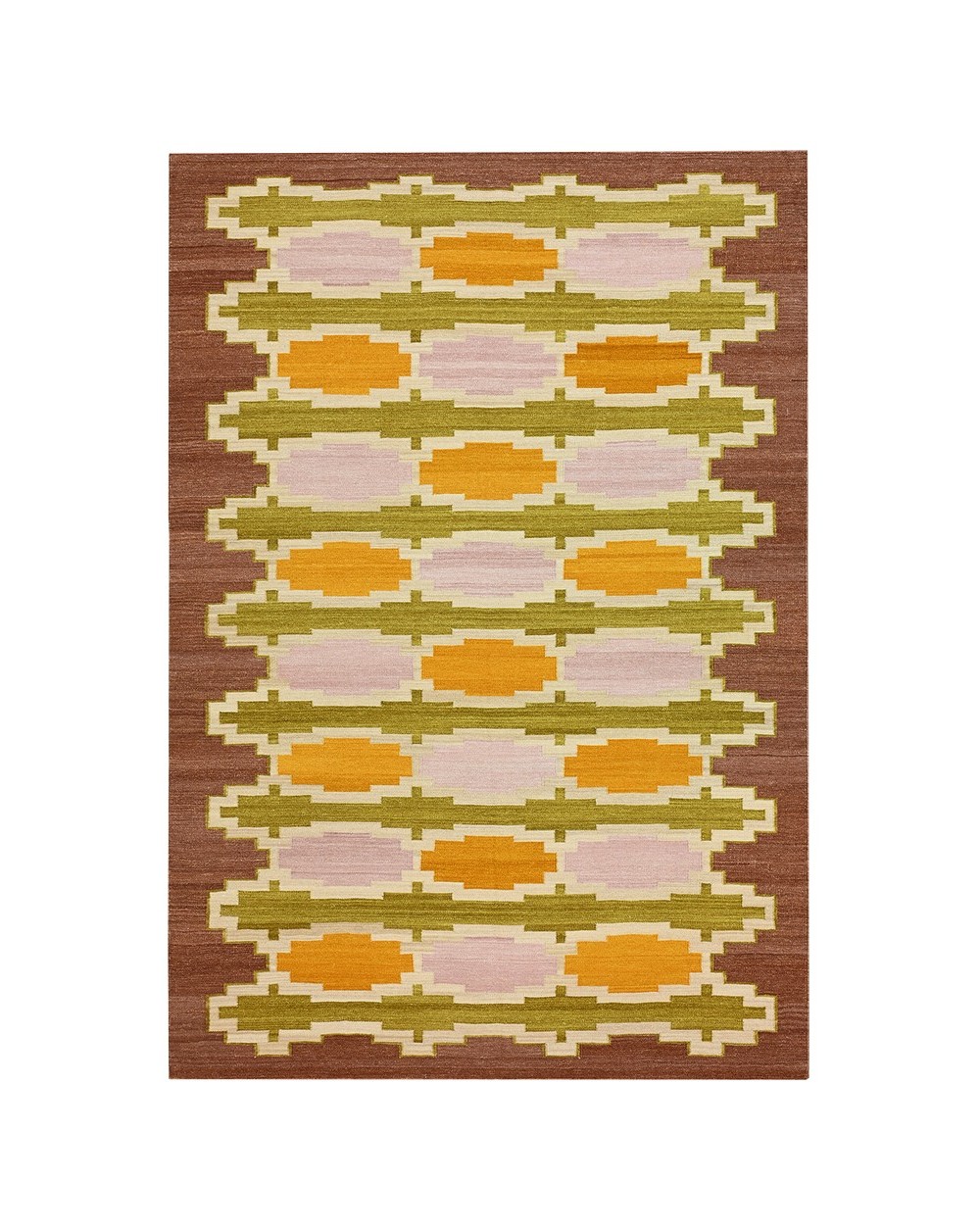 Damier pensé - Kilim rug