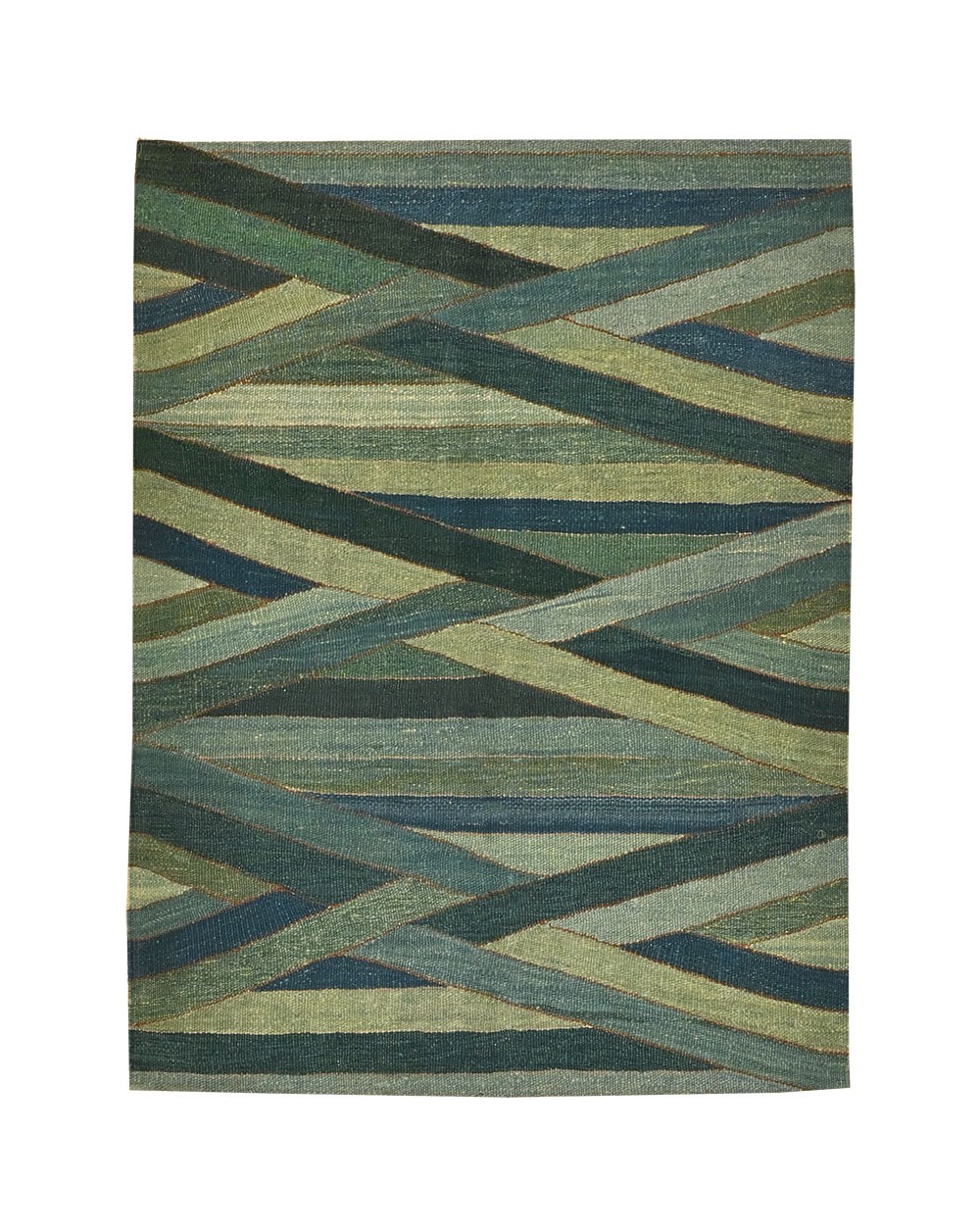 Eiffel vert - Tapis kilim