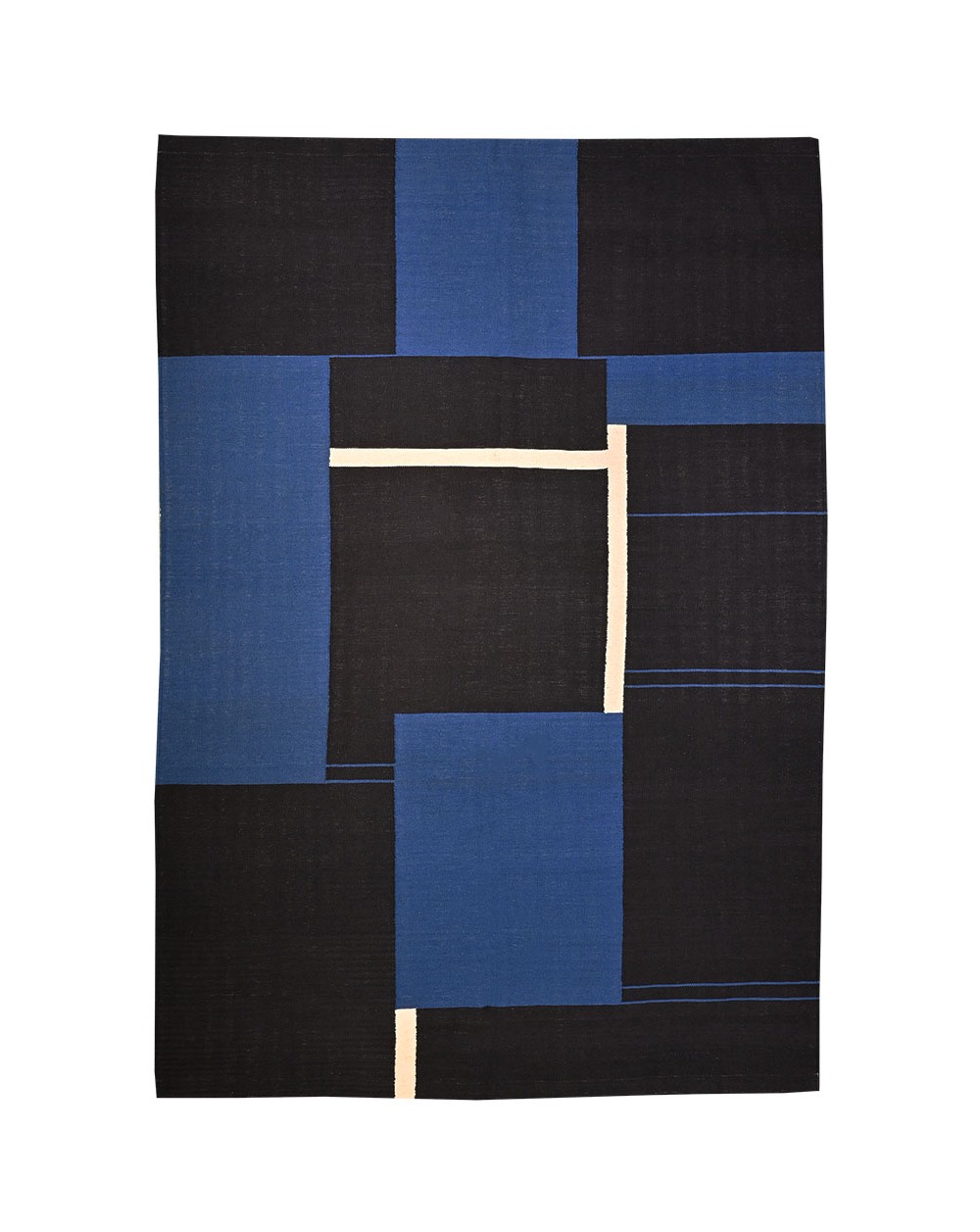 grand tapis bleu