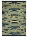 tapis kilim vert paris