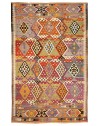 tapis kilim ancien pastel