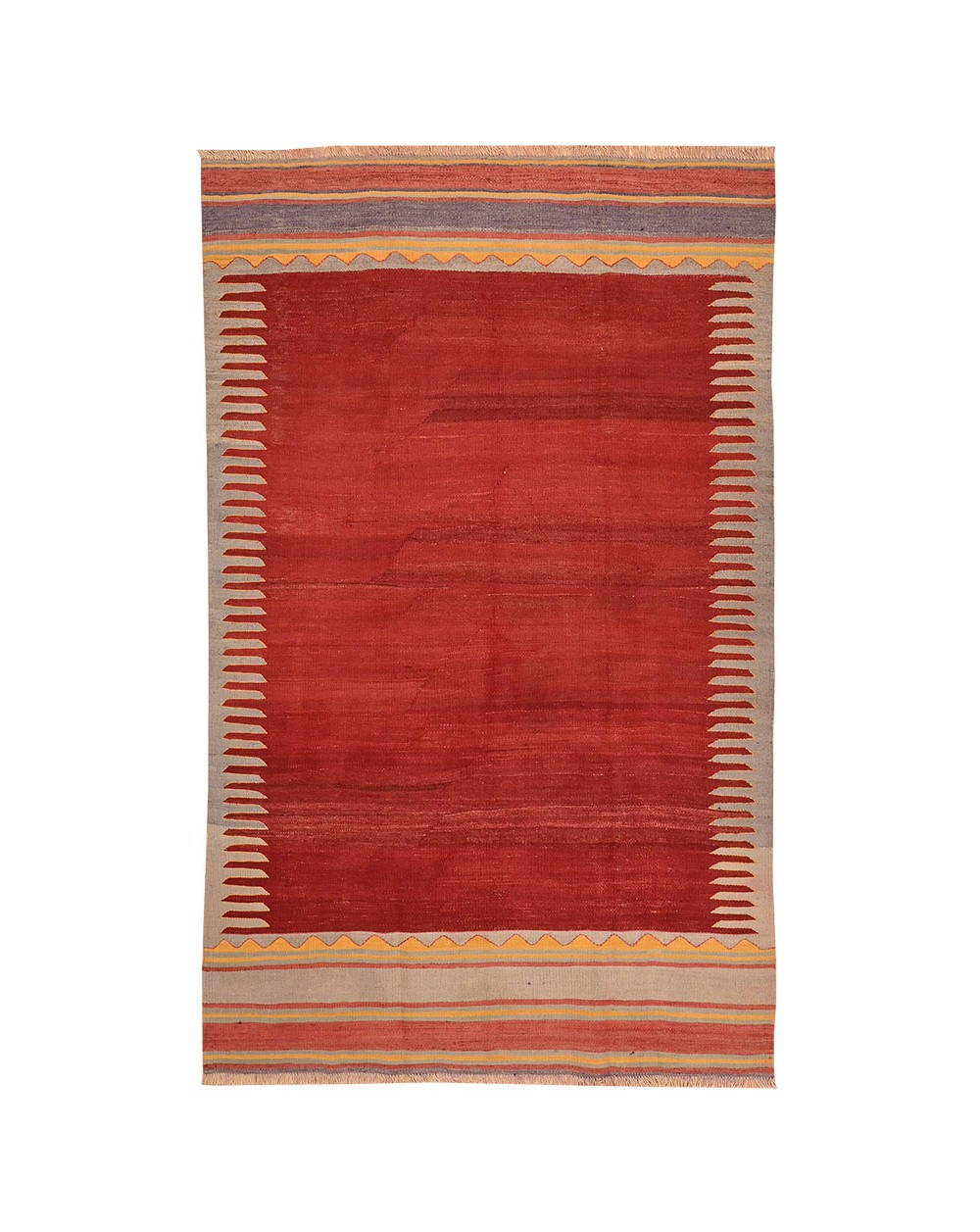 Kilim ancien rouge